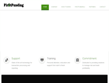 Tablet Screenshot of firstfundingusa.com